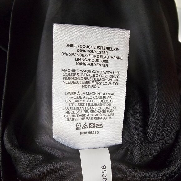 Express Black Velvet Dress Babydoll Sleeveless XL Holiday Cocktail Party NEW $79 - Picture 5 of 11